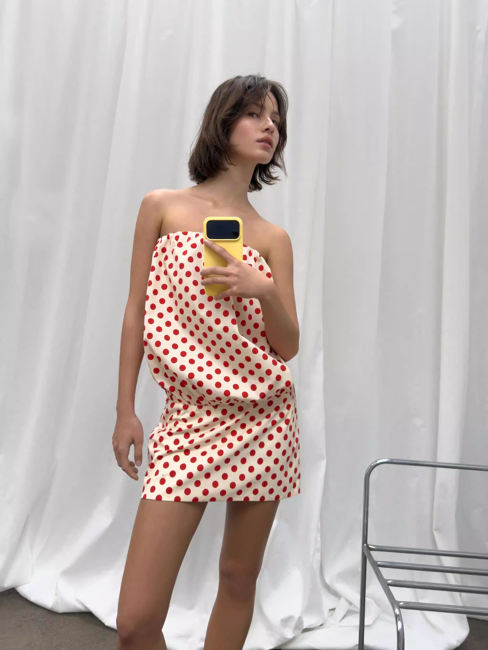 New Ethnic Fashion - Yazlık Yeni Gelen Seksi Düz Yaka