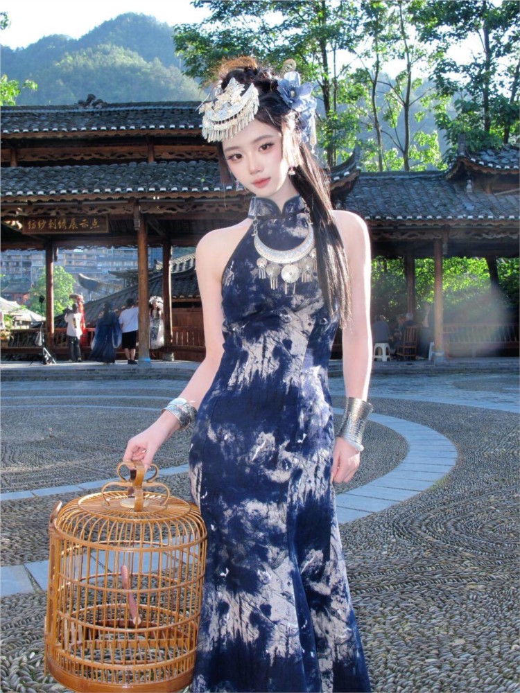 Ethnic Dress Fashion Show - Yeni batik elbise, havalı kadın giyim,