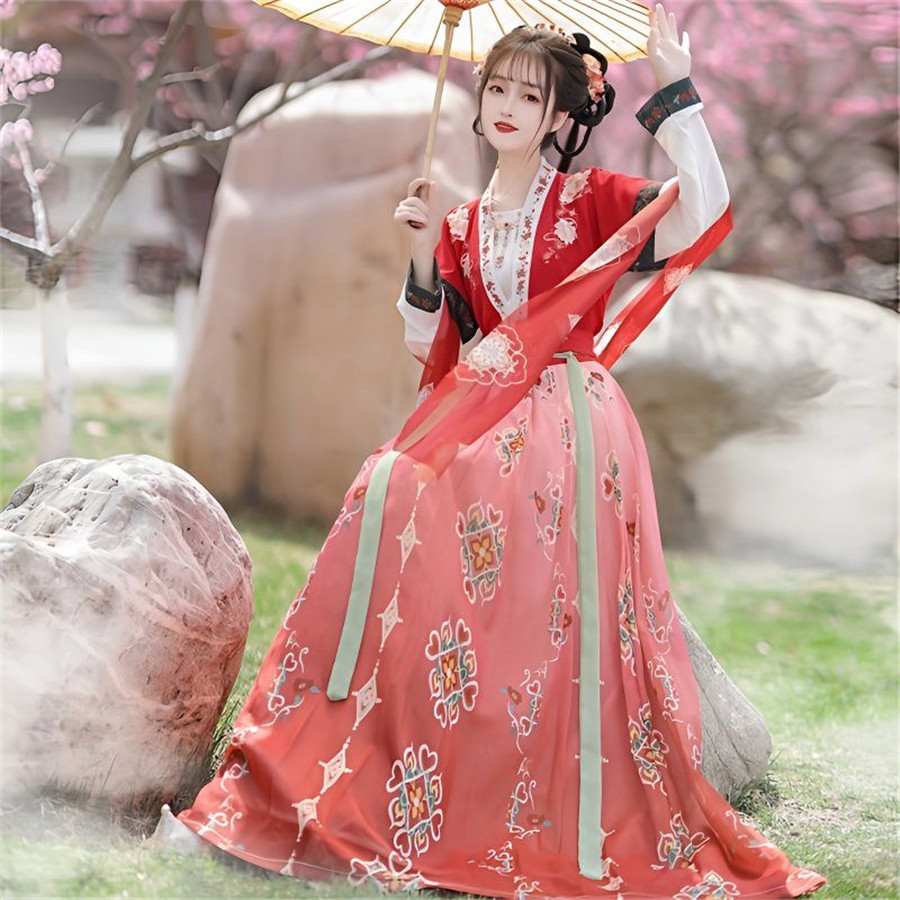 Ethnic Dress Fashion Show - Hanfu Çin Geleneksel Elbise Cosplay Kostümleri