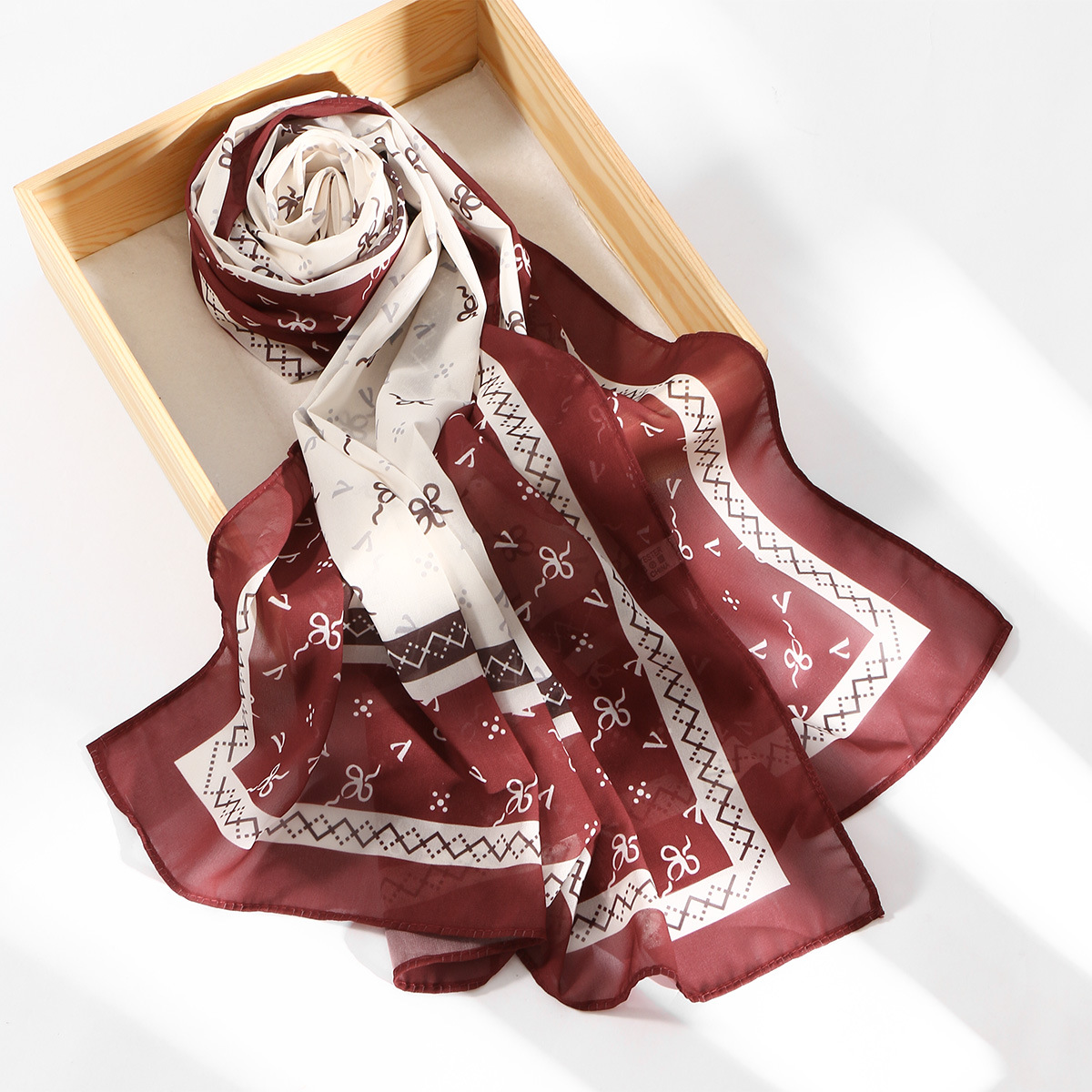 New Ethnic Fashion - Yeni Sıcak Satış Dijital Baskılı Şifon
