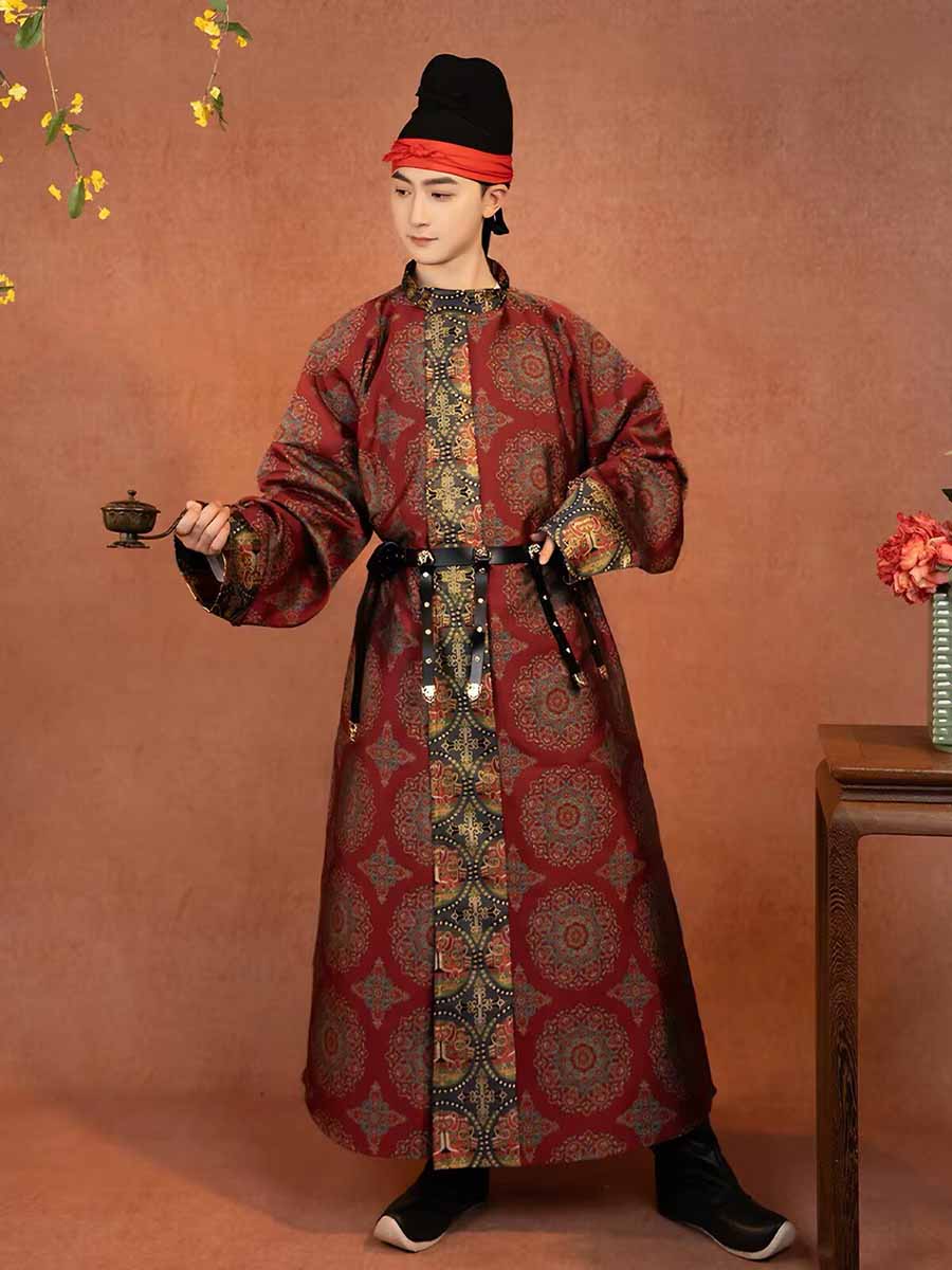 Ethnic Gown - Erkekler Vintage Tang Hanedanı Hanfu Robe