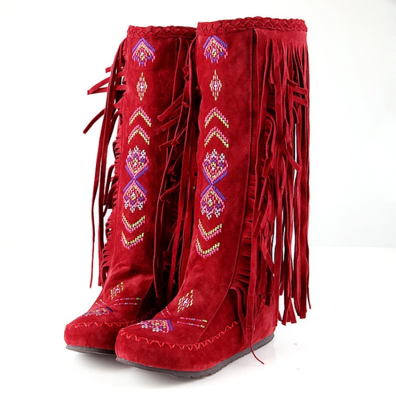 Püsküllü Botlar El Yapımı Nakı - Ethnic Fashion incelemesi ve fiyatı