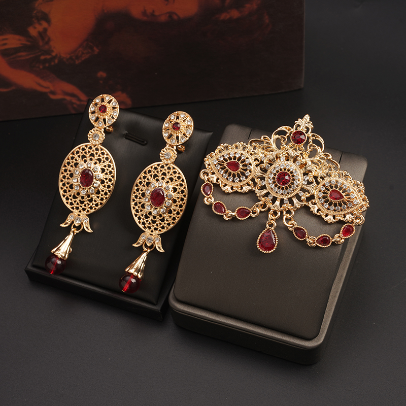 Şık fas elmas taklidi broş iğn - Ethnic Chic Fashion incelemesi ve fiyatı