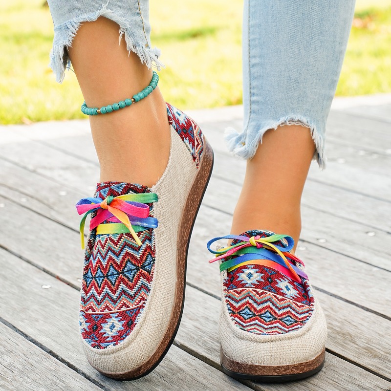 Moda Kadın Etnik Bohem Loafer' - Ethnic Fashion Walk incelemesi ve fiyatı