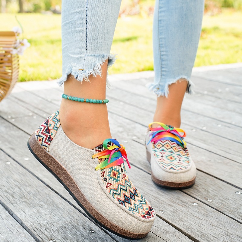 Moda Kadın Etnik Bohem Loafer' - Ethnic Fashion Walk incelemesi ve fiyatı