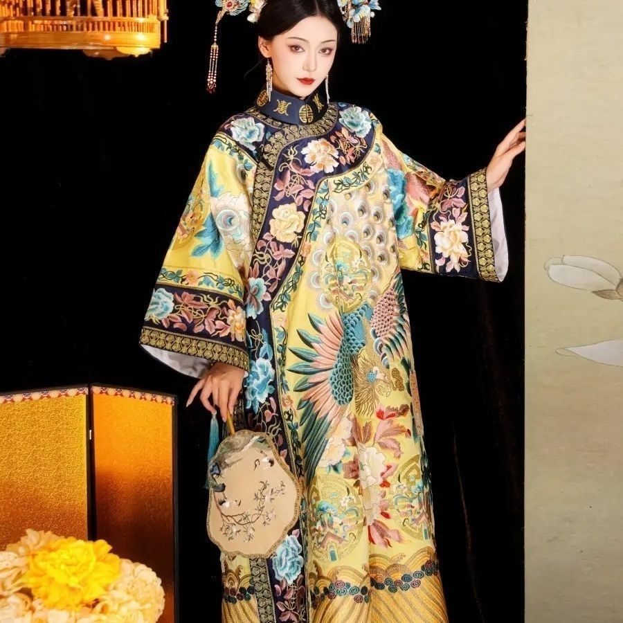 Kadın Qing Hanedanlığı Anka Ku - Ethnic Gown incelemesi ve fiyatı