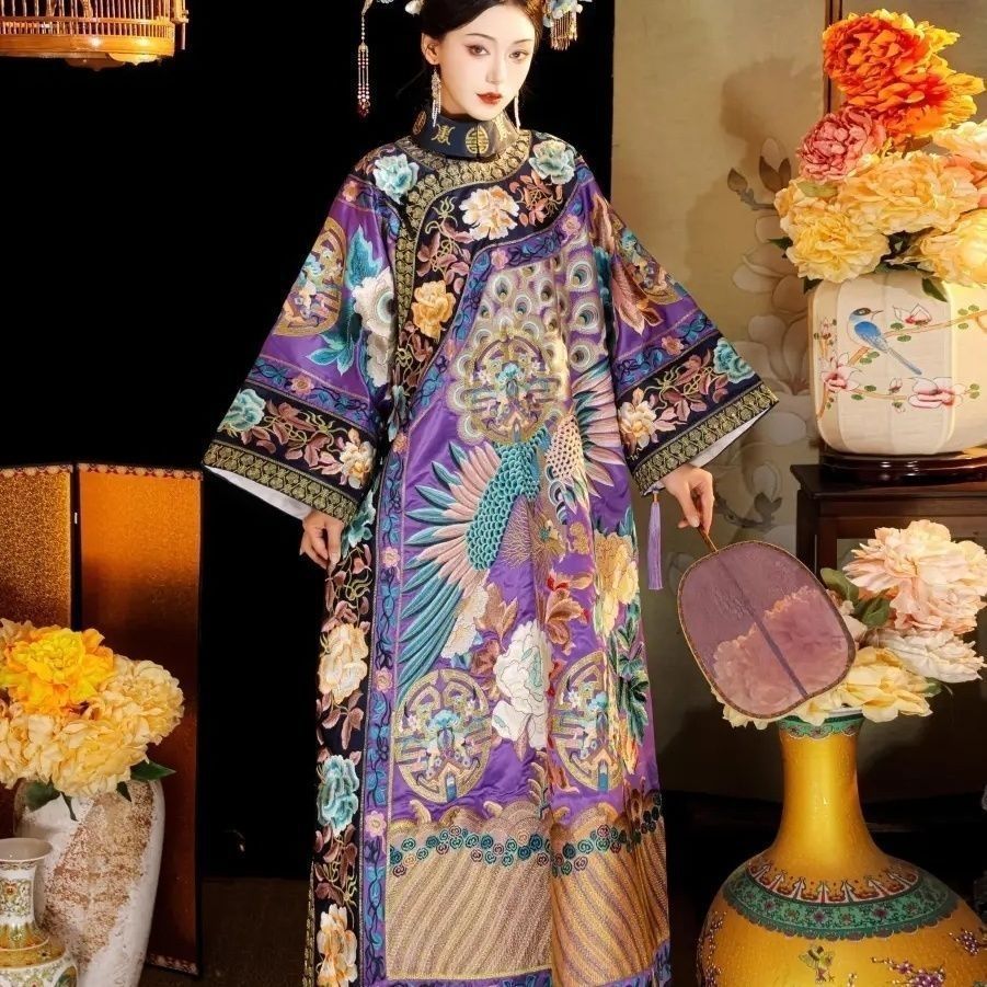Kadın Qing Hanedanlığı Anka Ku - Ethnic Gown incelemesi ve fiyatı