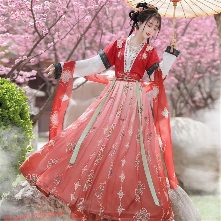 Hanfu Çin Geleneksel Elbise Co - Ethnic Dress Fashion Show incelemesi ve fiyatı