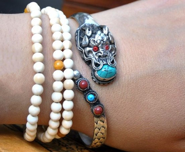 Tibet Bilezikleri Metal Bakır  - Ethnic Fashion Com incelemesi ve fiyatı