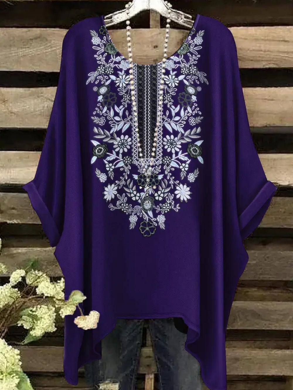 Bohem Şık Büyük Boy Tişörtler  - Ethnic Chic Fashion incelemesi ve fiyatı