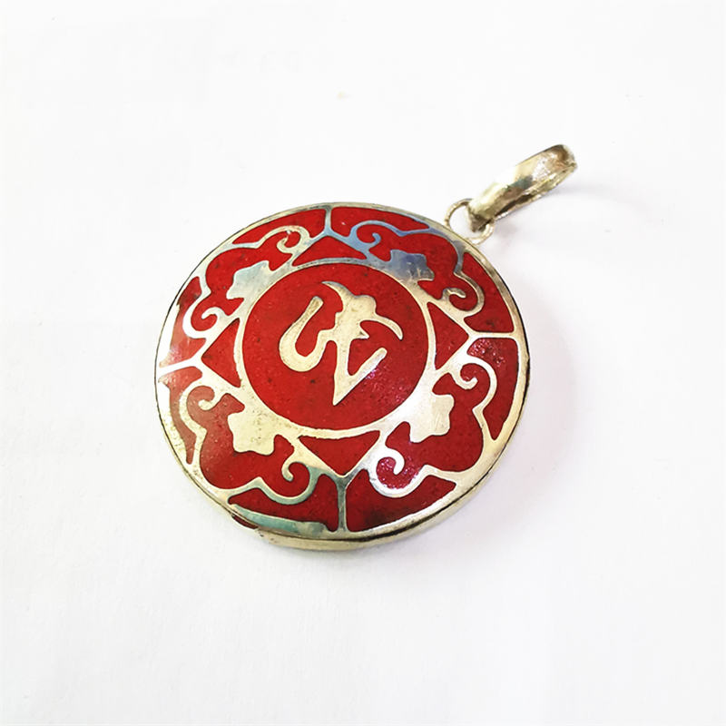 Tibet Beyaz Metal Bakır Mandal - Ethnic Fashion Com incelemesi ve fiyatı