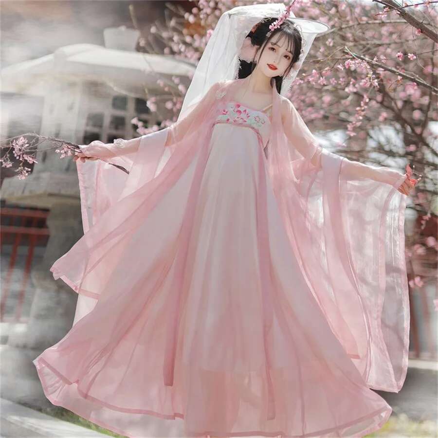 Hanfu Çin Geleneksel Elbise Co - Ethnic Dress Fashion Show incelemesi ve fiyatı